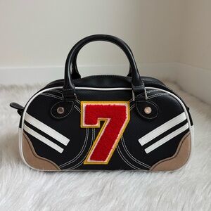 Samantha thavasa x Nicky Hilton black 7 mini bowler bag